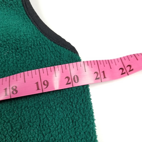 VTG 90's 80's Made in USA The North Face Zip Up Fleece Green Vest - Picture 7 of 8